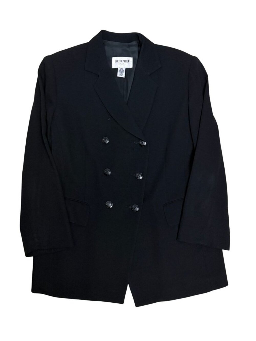 HOLT RENFREW Vintage Blazer Wool Luxury Designer Retro Business Jacket Womens 12